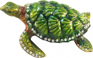 купить Шкатулка "Морская черепаха" со стразами