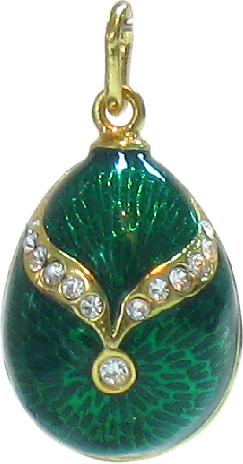 Кулон "Ожерелье" зеленый