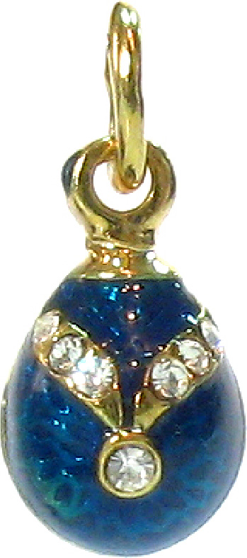 Кулон малый "Ожерелье", цвет синий